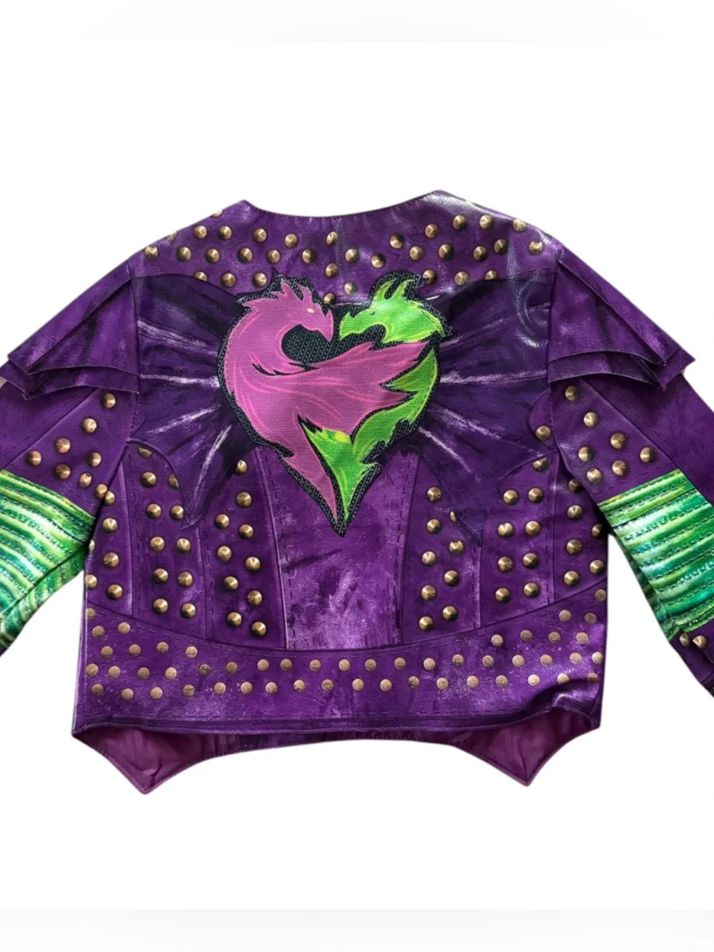 Disney Store Descendants 2 Mal Moto Jacket Purple Size 7/8 - Picture 4 of 8